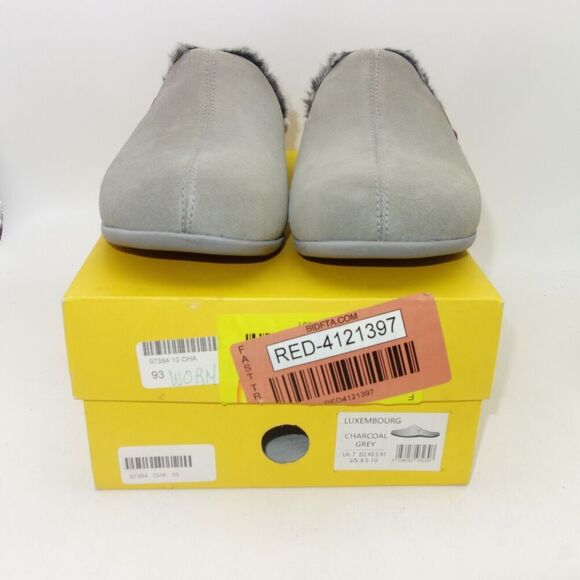 NEW Strive Luxembourg Men's Supportive Slipper Charcoal Grey Men's 9.5-10 - Picture 3 of 9